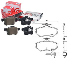 Klocki Hamulcowe Vw Passat 99-00 1.6-1.9tdi Z Czuj