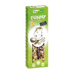 KOLBA DLA GRYZONI I KRÓLIKÓW Funny z orzechami NESTOR 2 szt. [Funny-OR]