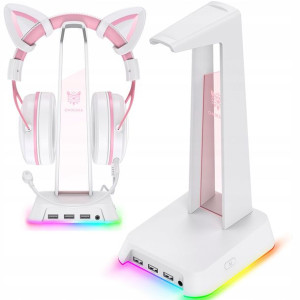 Onikuma Stojak Uchwyt Podstawka Na Słuchawki Rgb
