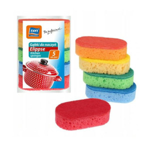 Zmywak Kuchenny Gąbka Do Mycia Naczyń Ravi 5szt