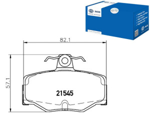 Klocki Hamulcowe Hella Pagid 440603fd85 440603f025