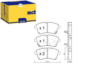Klocki Hamulcowe Kia Venga 10- Metelli