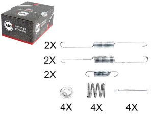 Sprężynki Do Szczęk Ham. Toyota Yaris 99-05 A.b.s.