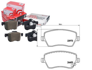 Klocki Hamulcowe Suzuki Swift 05- Brembo