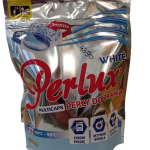Perlux Multicaps White perły do prania białego 10 sztuk