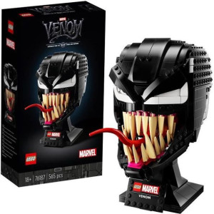 LEGO Marvel Spider-Man 76187 Venom Mask, zestaw do budowania