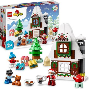 LEGO DUPLO 10976 Domek z piernika Mikolaja, zabawka dla dzieci 2 lata