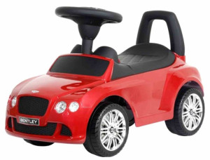 Jeździk dla dziecka pchacz chodzik BENTLEY - czerwony