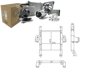 Intercooler Iveco Stralis S-way X-way F3ae0681b-f3