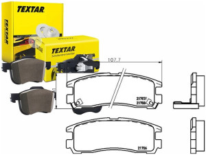 Klocki Hamulcowe Mitsubishi Tył Galant 92- 96- Ecl