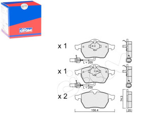 Klocki Hamulcowe Audi A6 (c5) 97-04 Cifam