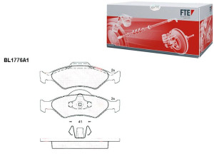 Klocki Hamulcowe Ford Fiesta Ka 18.8mm Wva23200 Kp