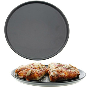 Talerz Do Pizzy Czarny Talerz Obiadowy 28 Cm Ceramika