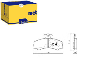 Klocki Hamulcowe Iveco Massif 3.0hpi 08- Metelli