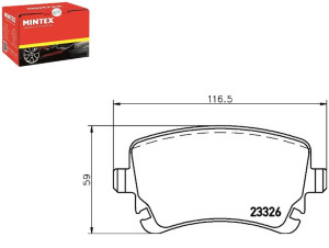 Klocki Hamulcowe Mintex 7h0698451a 4f0698451h 4b36