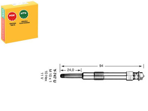 Świeca Żarowa Alfa 159 1,9jtdm 06- Ngk
