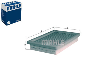 Filtr Powietrza Mazda Mahle