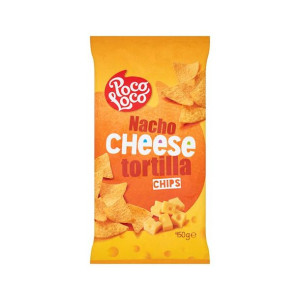 Serowe Chipsy Kukurydziane Nacho  450g Poco Loco