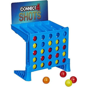 HASBRO GAMING - Power 4 Shots - Gra planszowa, gra strategiczna