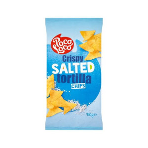 Naturalne Chipsy Kukurydziane Nacho Solone 450g Poco Loco