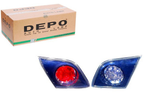 Lampa (część Wewnętrzna Kolor Szkła Czerwony) Mazd