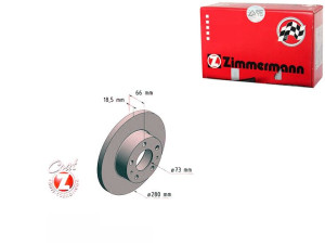 Tarcze Hamulcowe 2szt Fiat Ducato 94-02 (10 14) Zi