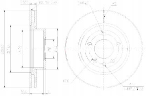 Tarcze Ham. 2szt Opel P. Omega Maxgear