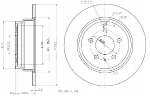 Tarcze Ham. 2szt Vovlo T. S70 V70 850 94- Maxgear