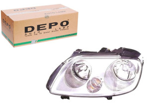 Reflektor Vw Caddy Iii Touran H7 H1 03-15 Le Depo