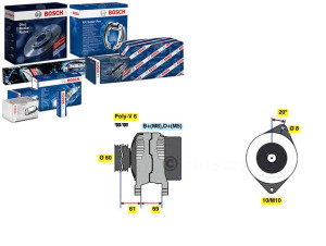 Alternator Fiat Ducato 2,8jtd 02- Bosch