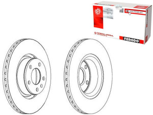 Tarcze Hamulcowe 2szt Audi A6 2.0d/2.4 05.04-08.11