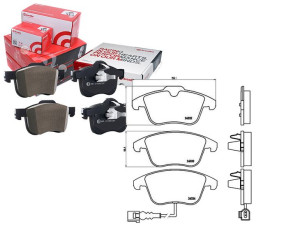 Klocki Hamulcowe Vw Tiguan 07- Przód Brembo