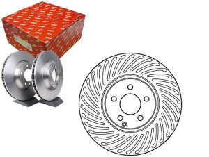 Tarcze Hamulcowe 2szt. Mercedes E T-model (s211) E