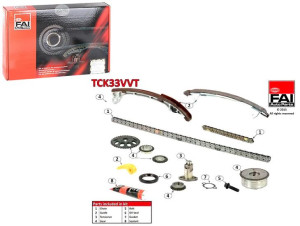 Zestaw Łańcucha Rozrządu Toyota Dohc Avensis 00-01