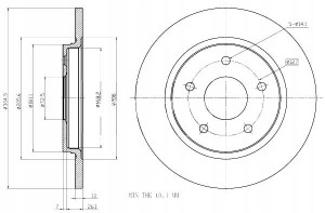 Tarcze Ham. 2szt Chrysler T. Voyager 08- Maxgear