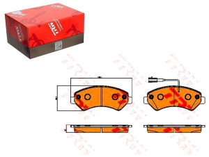 Klocki Hamulcowe Fiat Przód Ducato 07- Trw