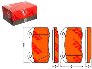 Klocki Hamulcowe Ford Przód Focus 02-04 Trw