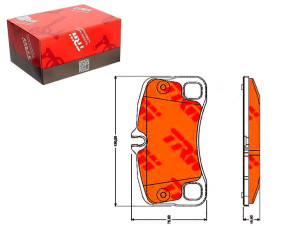 Klocki Hamulcowe Porsche Tył 911 (997) 08- Trw