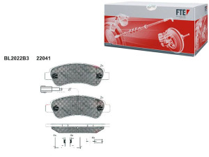 Klocki Hamulcowe Bl2022b3 Kpl Fte Fte