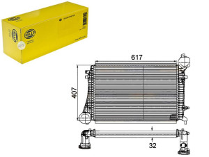 Intercooler Hella 1k0145803g 1k0145803r