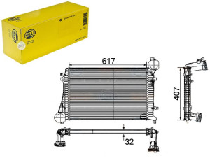 Intercooler Chłodnica Powietrza Doładowującego [hella]