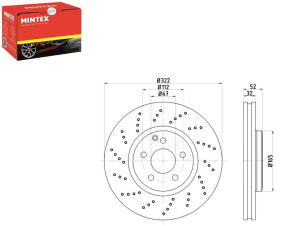 Tarcze Hamulcowe Mintex 2184210312 A 24013201701