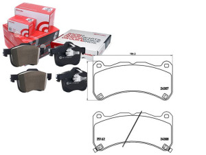 Klocki Hamulcowe Lexus Is Ii 07-13 Przód Brembo