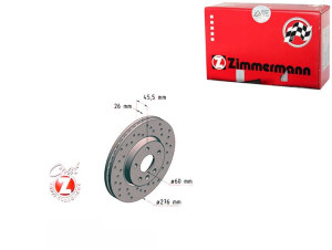 Tarcze Hamulcowe 2szt Opel Astra J 09- Zimmermann