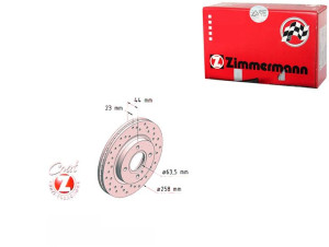 Tarcze Hamulcowe 2szt Ford Fiesta 08- Zimmermann