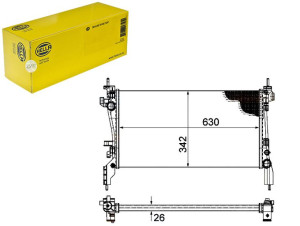 Chłodnica Fiat Qubo 1,3d Multi Hella