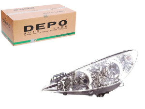 Reflektor Peugeot 308 I 09.07-10.14 Le (chromowy)