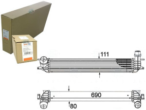 Intercooler Chłodnica Powietrza Doładowującego [behr Hella]
