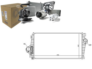 Intercooler Chevrolet Epica 2.0d 01.07- Nissens