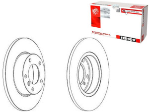 Tarcze Hamulcowe 2szt Bmw 3 (e36) Z3 (e36) 1.6-1.9